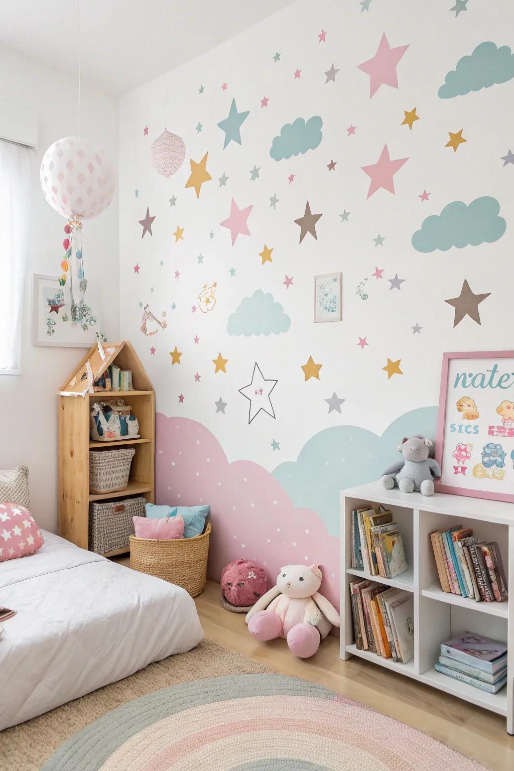 Wall stickers inject a magical touch into any space.