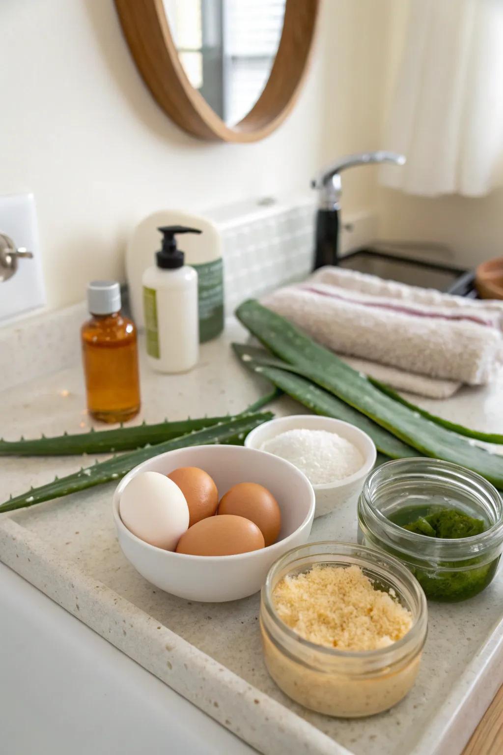 A homemade hair conditioning mask can change your locks using natural ingredients.