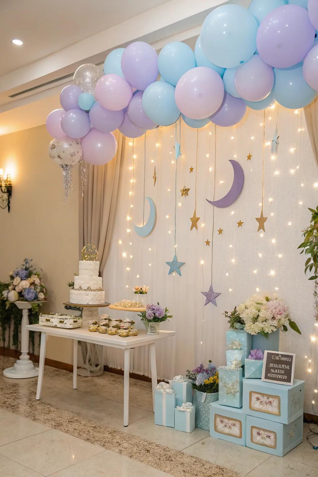 Starlit Scene: Serene and Dreamlike