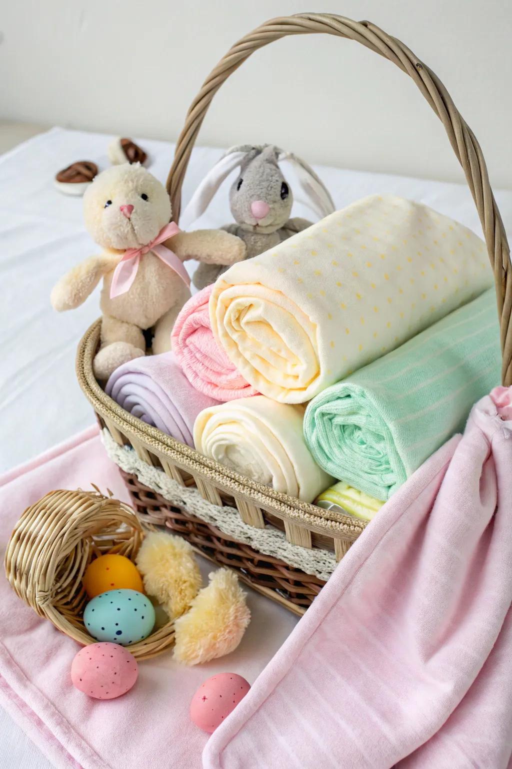 A snug wrap enveloping your baby in warmth and affection.