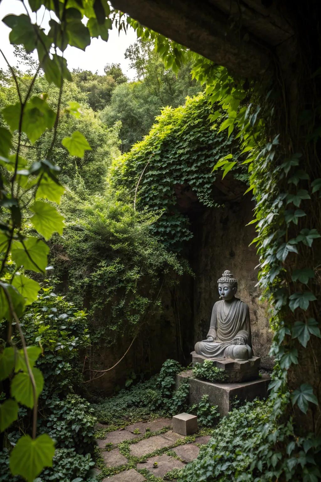 A hidden corner creates a secret treasure in your garden.