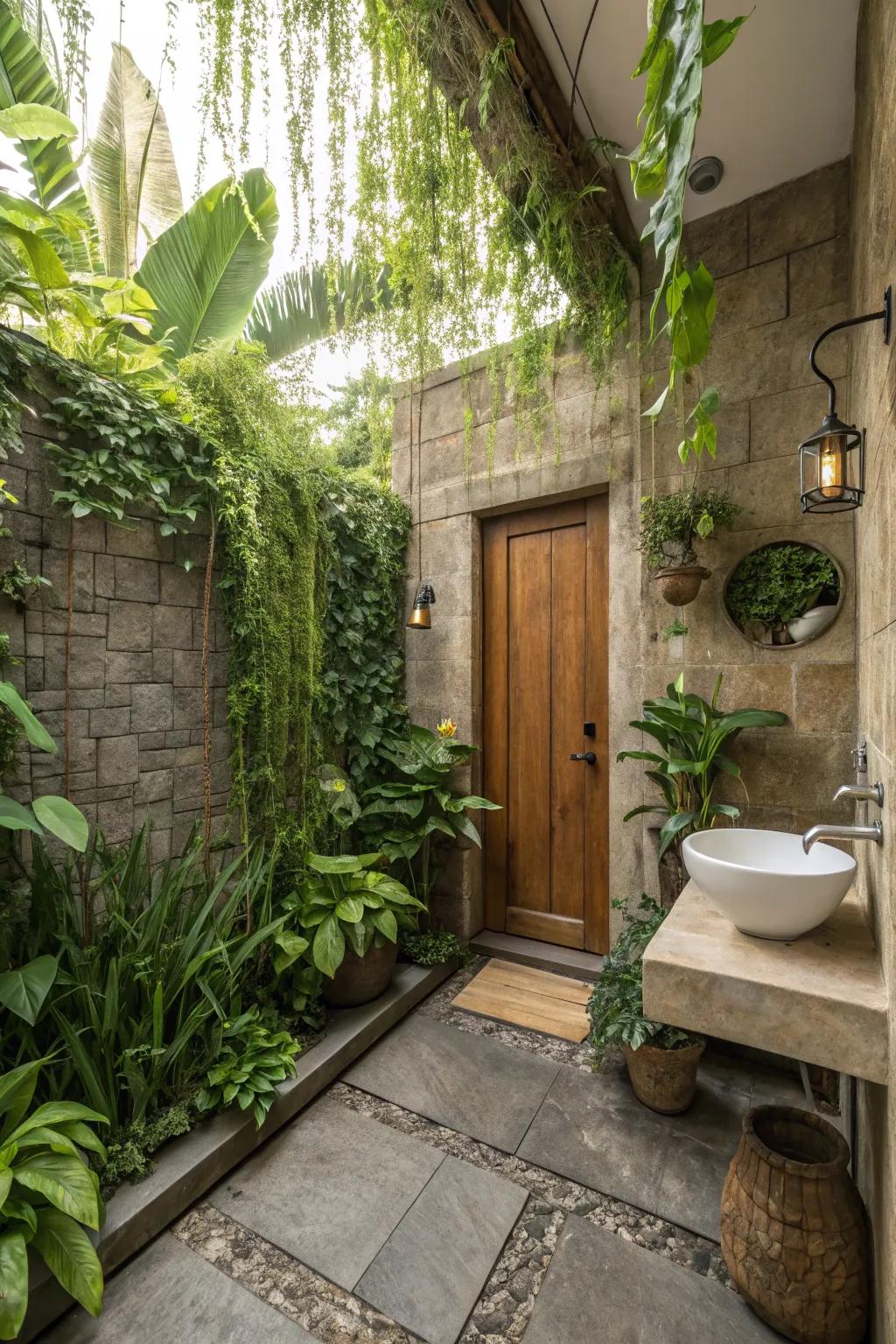 Greenery infuses energy and a hint of nature.