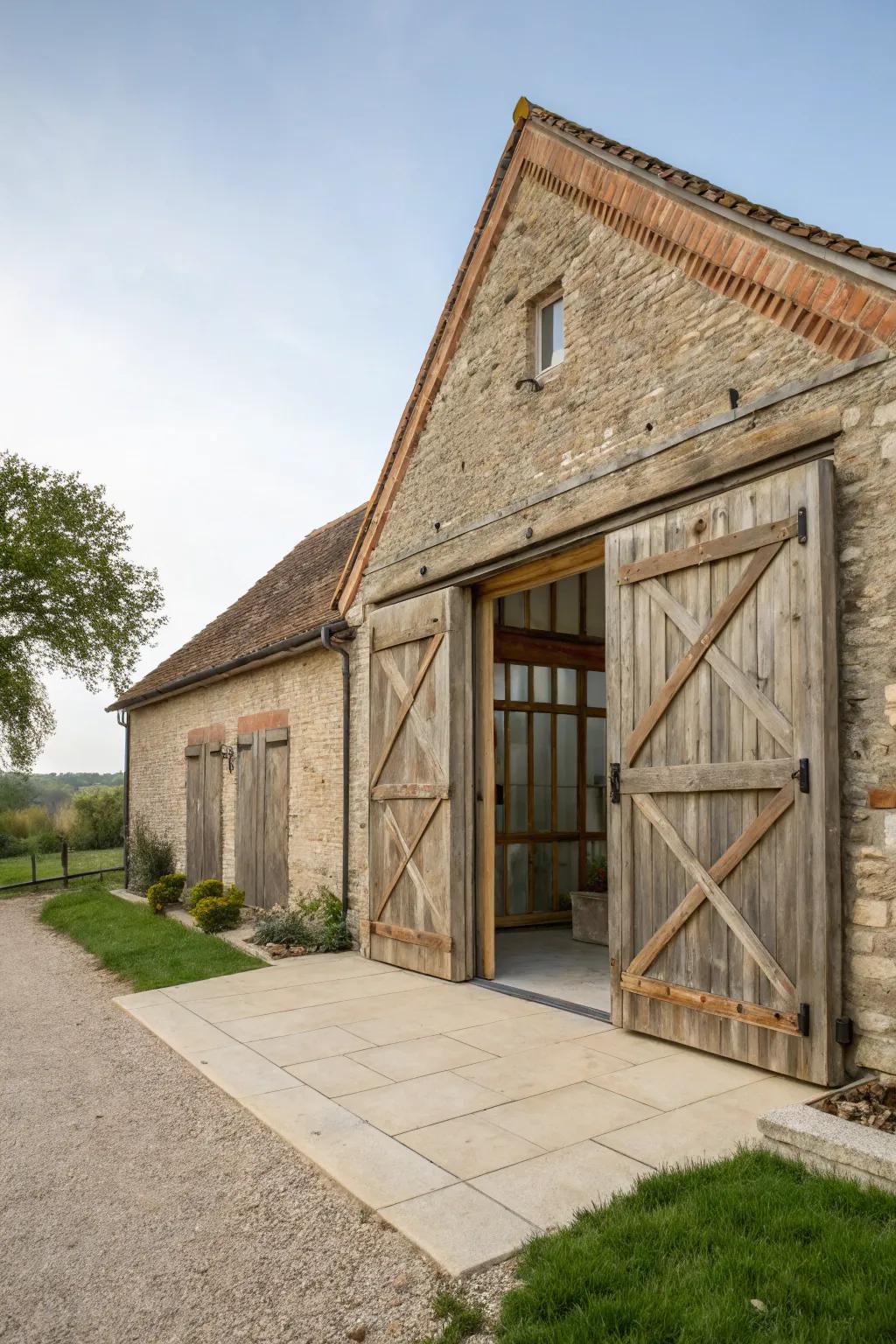 Original entrances introduce historical charm and usefulness.