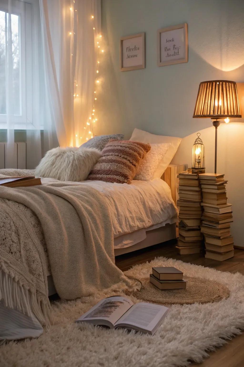 A cozy atmosphere makes your bedroom a genuine sanctuary.