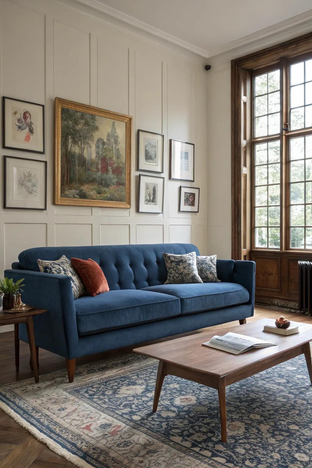 Blending modern and timeless styles cultivates a harmonious living space.