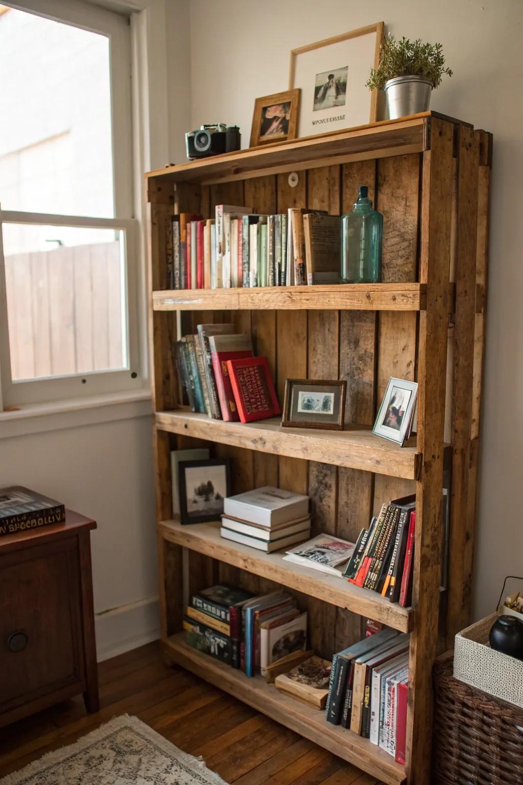 Personalized DIY bookcases for a distinctive signature.