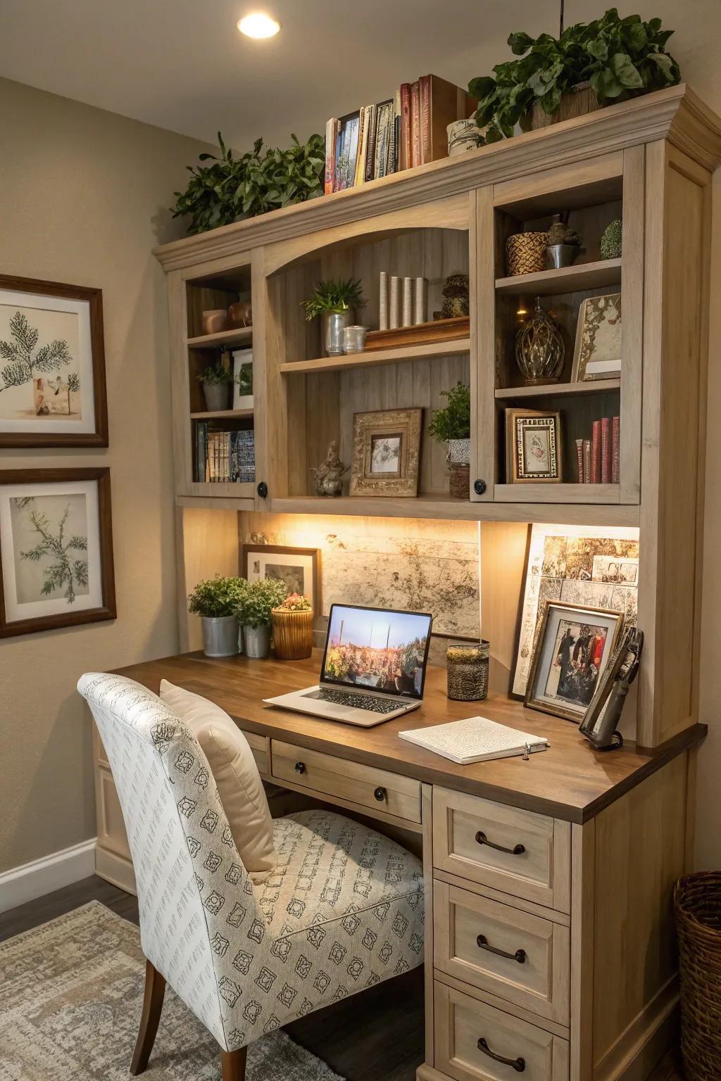 A personal desk that shows your own style.