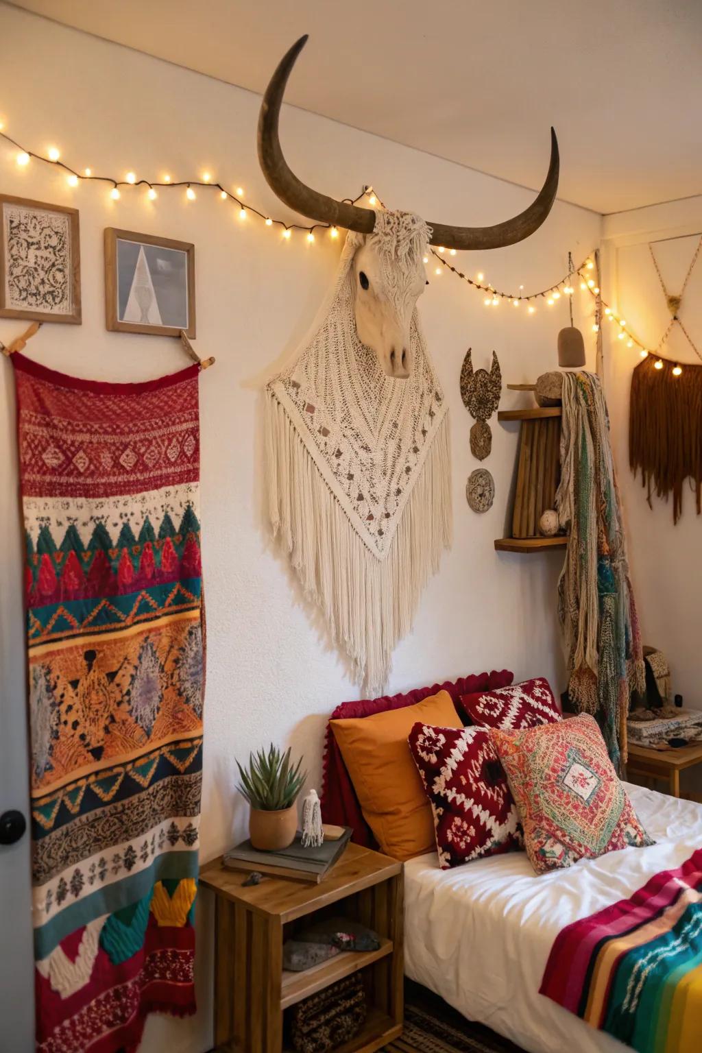 Adopt a bohemian vibe.