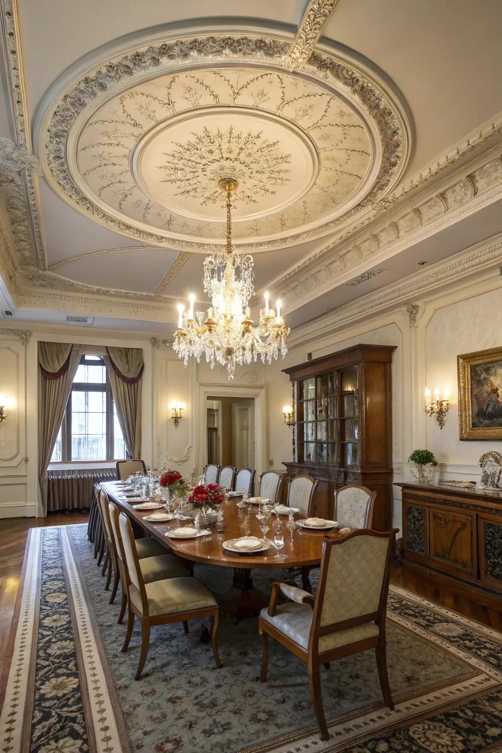 Centerpieces add detail and style.