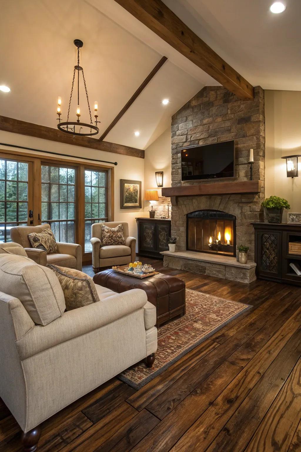 Repurposed lumber: vintage allure meant for modern dwellings.
