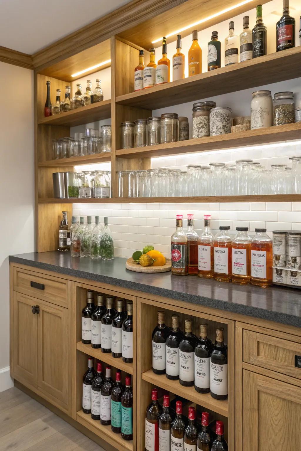 Labels guarantee effortless navigation.