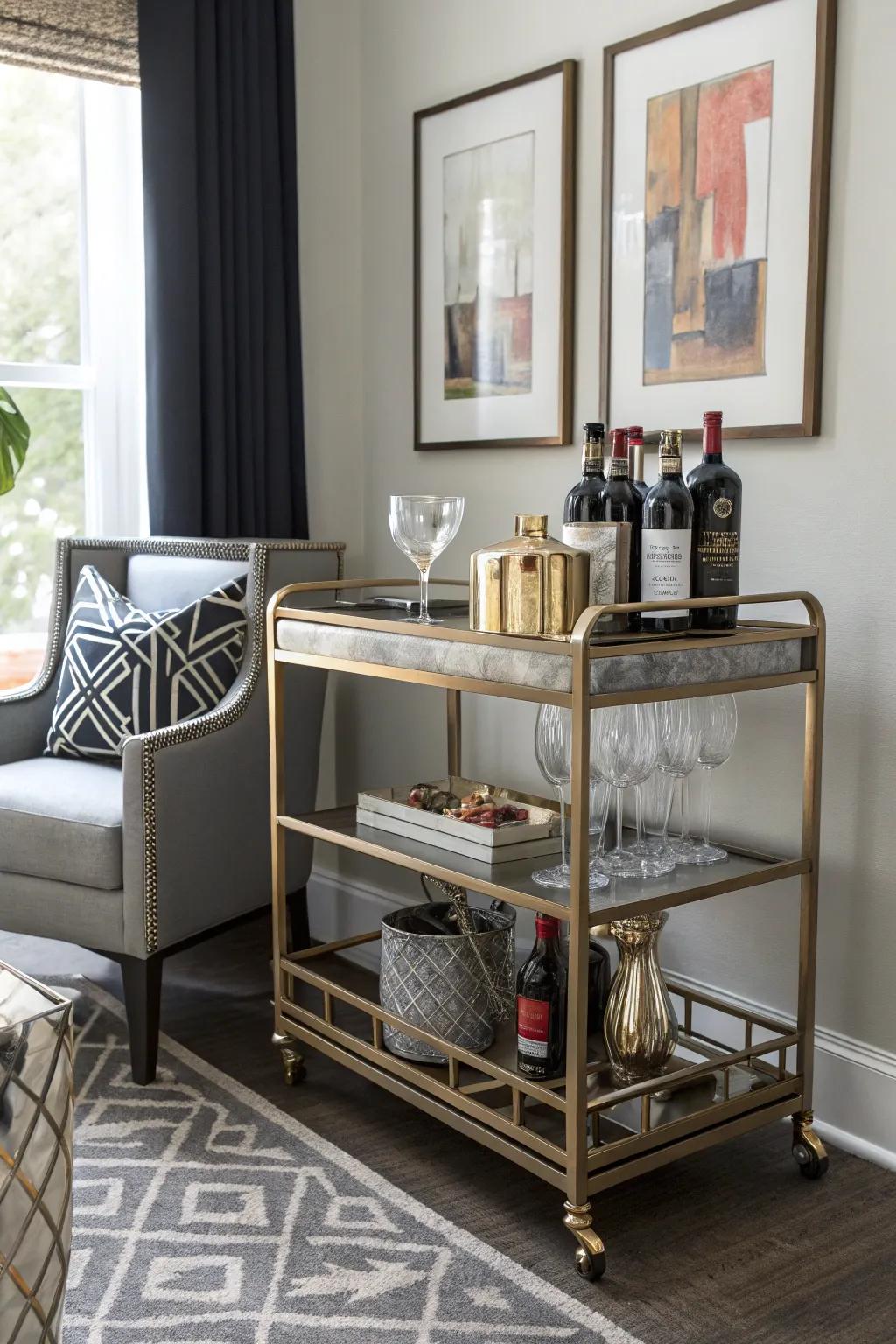 Travel-ready bar caddies offer adaptability and design.