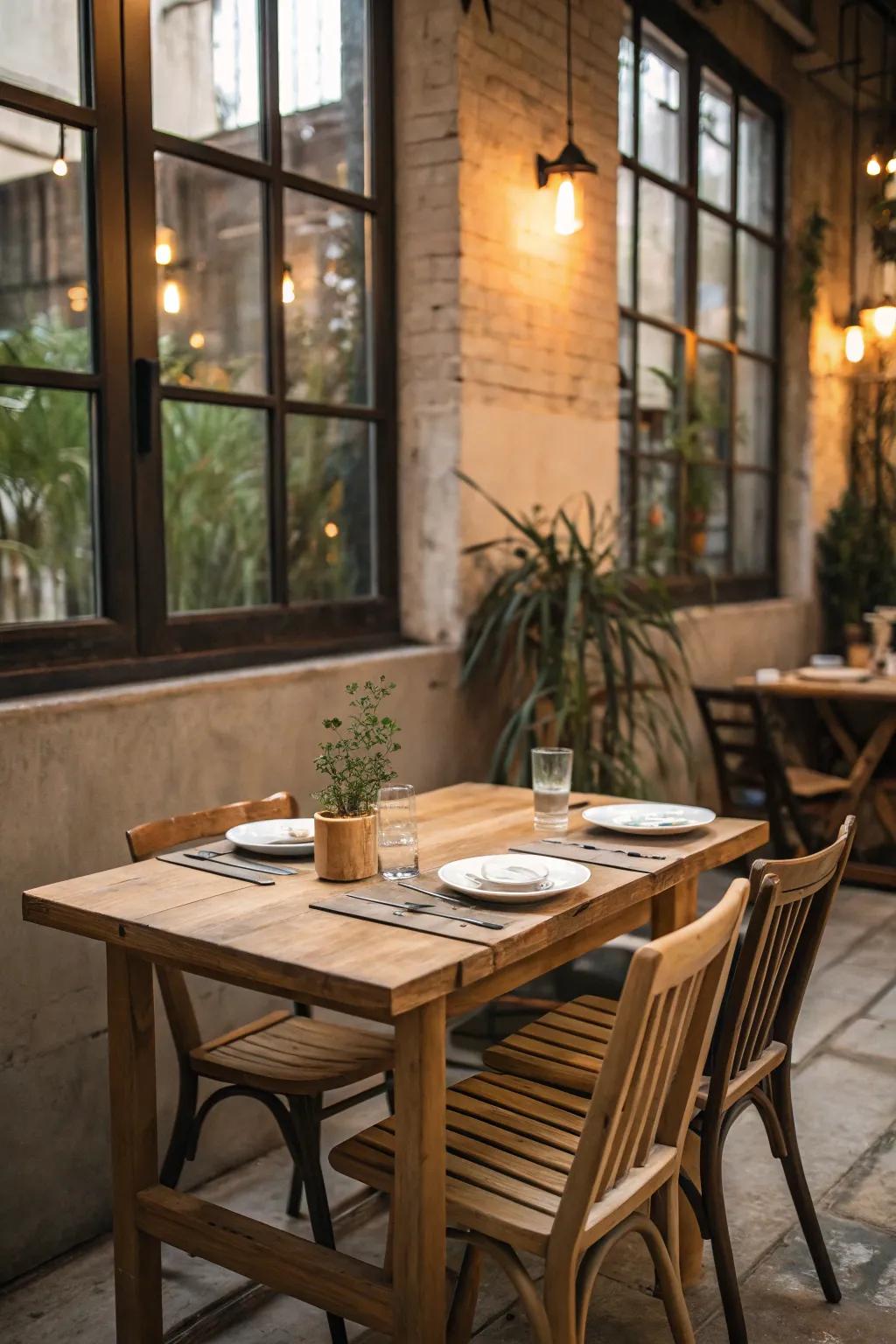 Casual dining spots nurture warmth and togetherness.