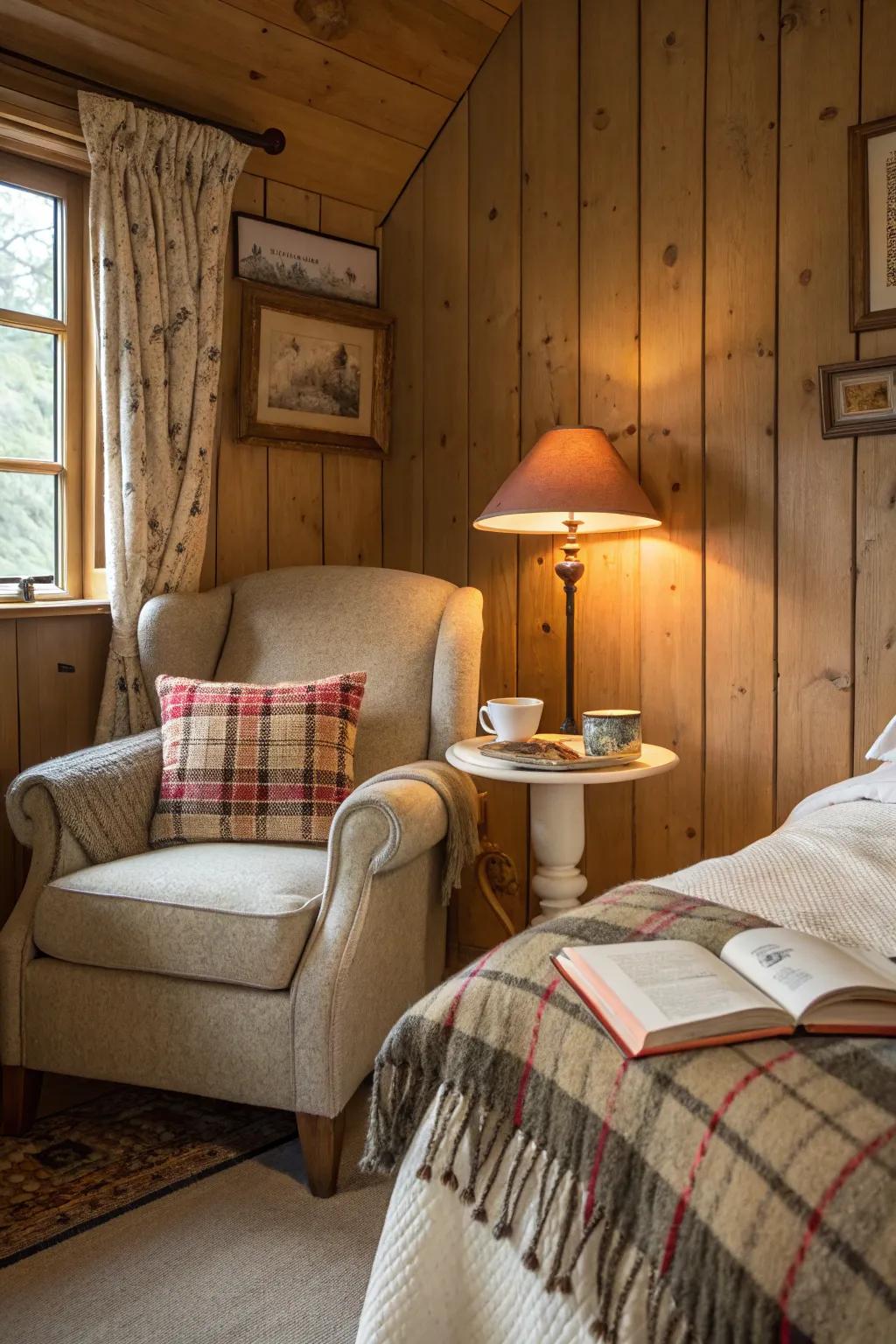 A reading alcove is a sanctuary for tranquility.