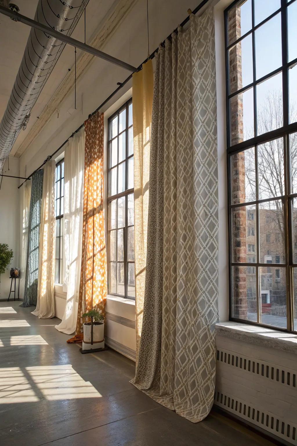 Patterns and textures bring character and intrigue to window designs.