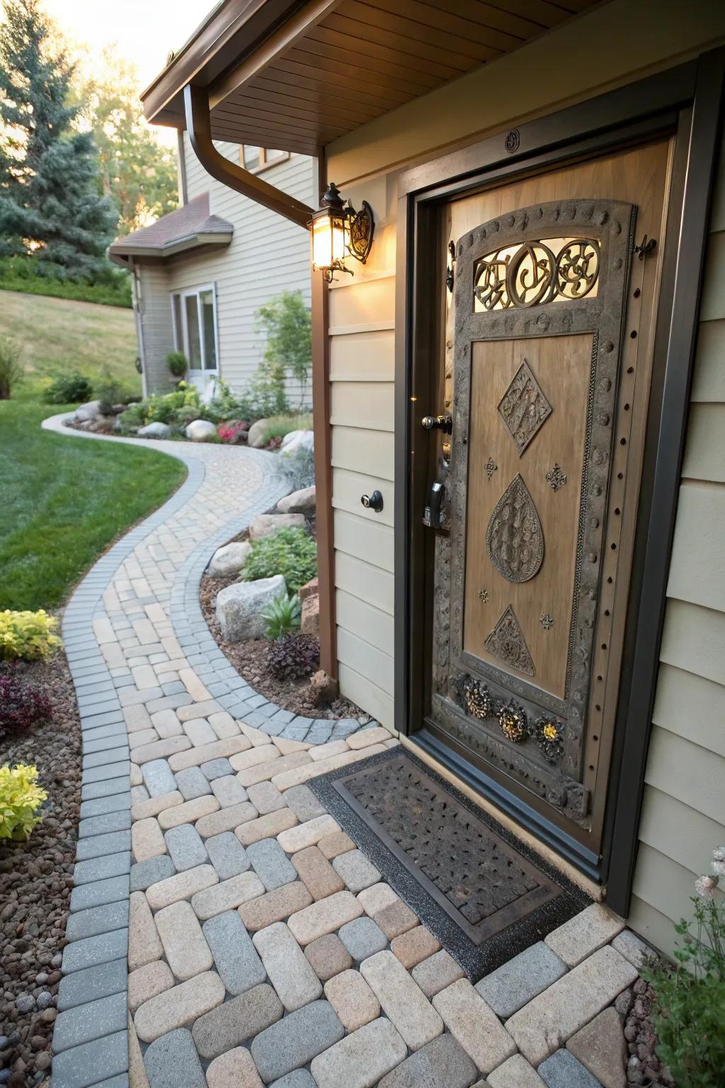 Decorative elements make your entrance uniquely yours.
