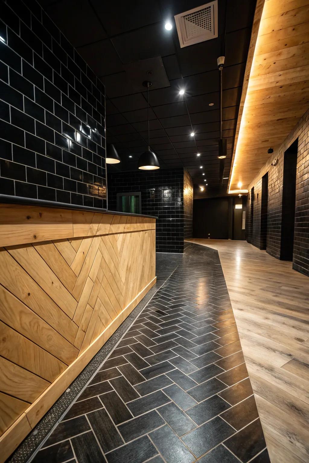 Dramatic comparison for remarkable flooring.