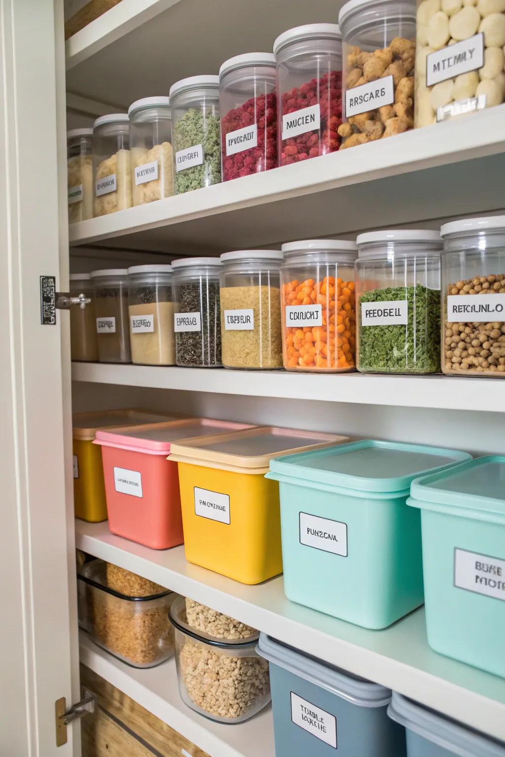 Color coding helps with fast identification and organization.