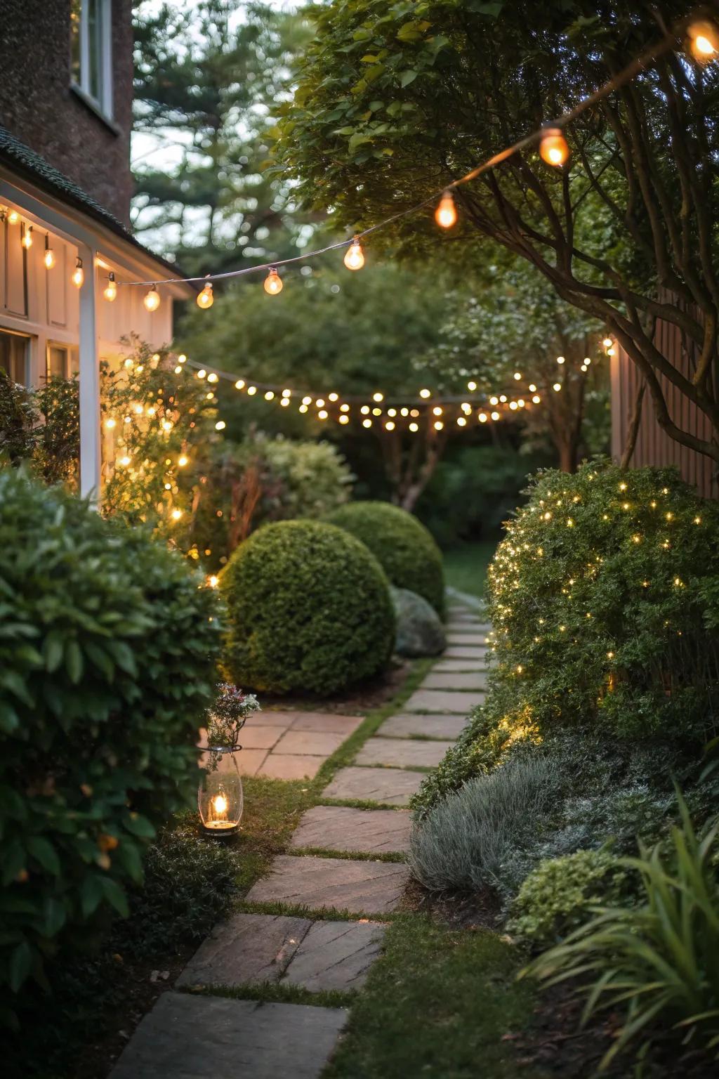 Illumination can create a magical ambiance in your garden, day or night.