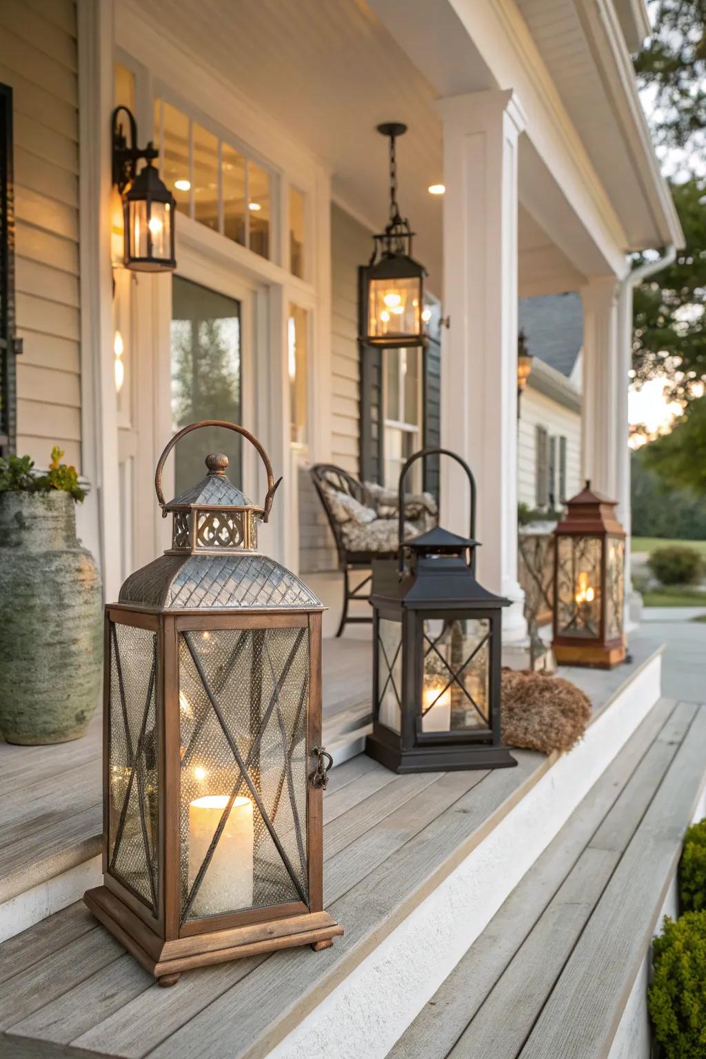 Produce visual interest with mixed finishes.