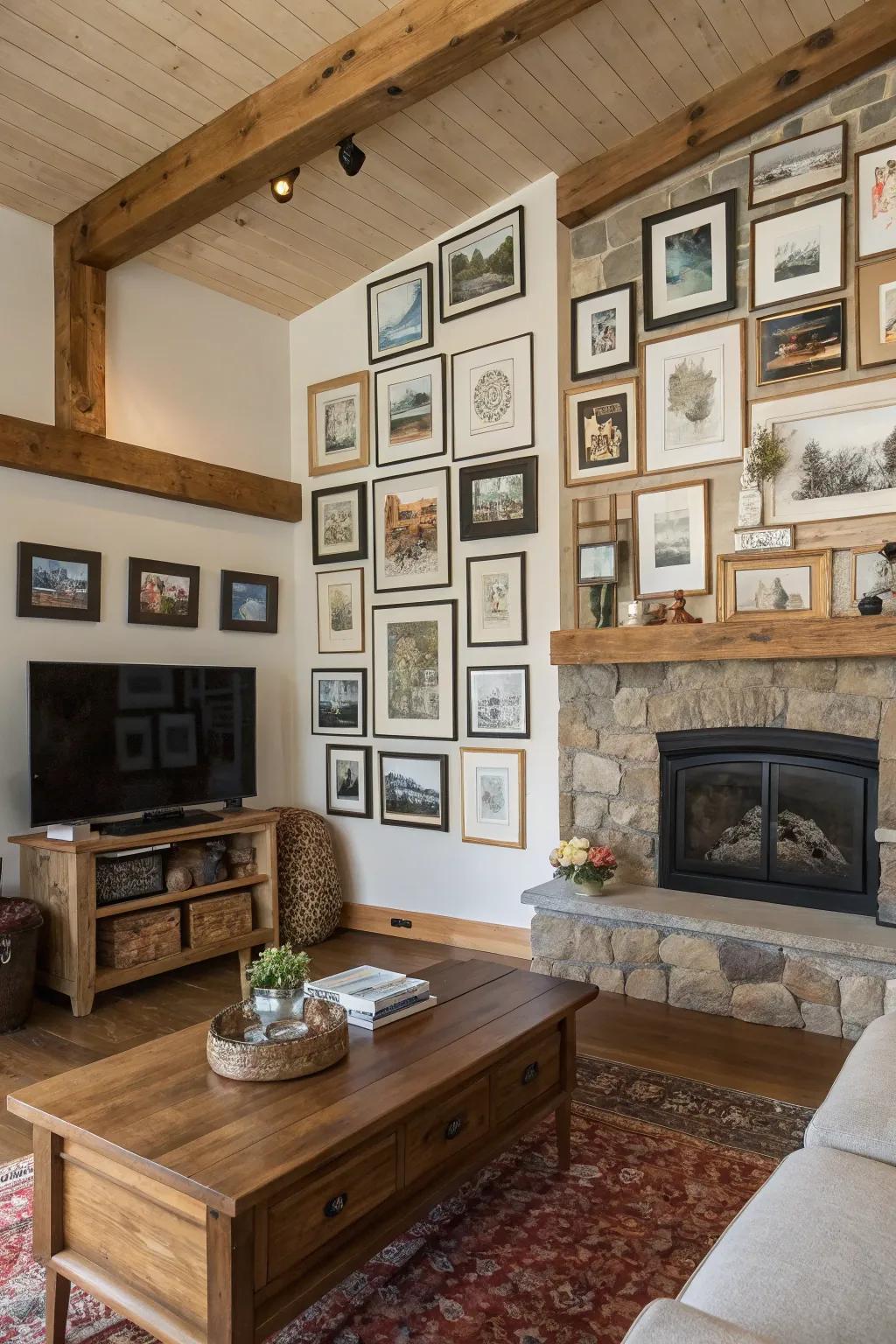 Cultivate a cozy atmosphere with a superimposed style.