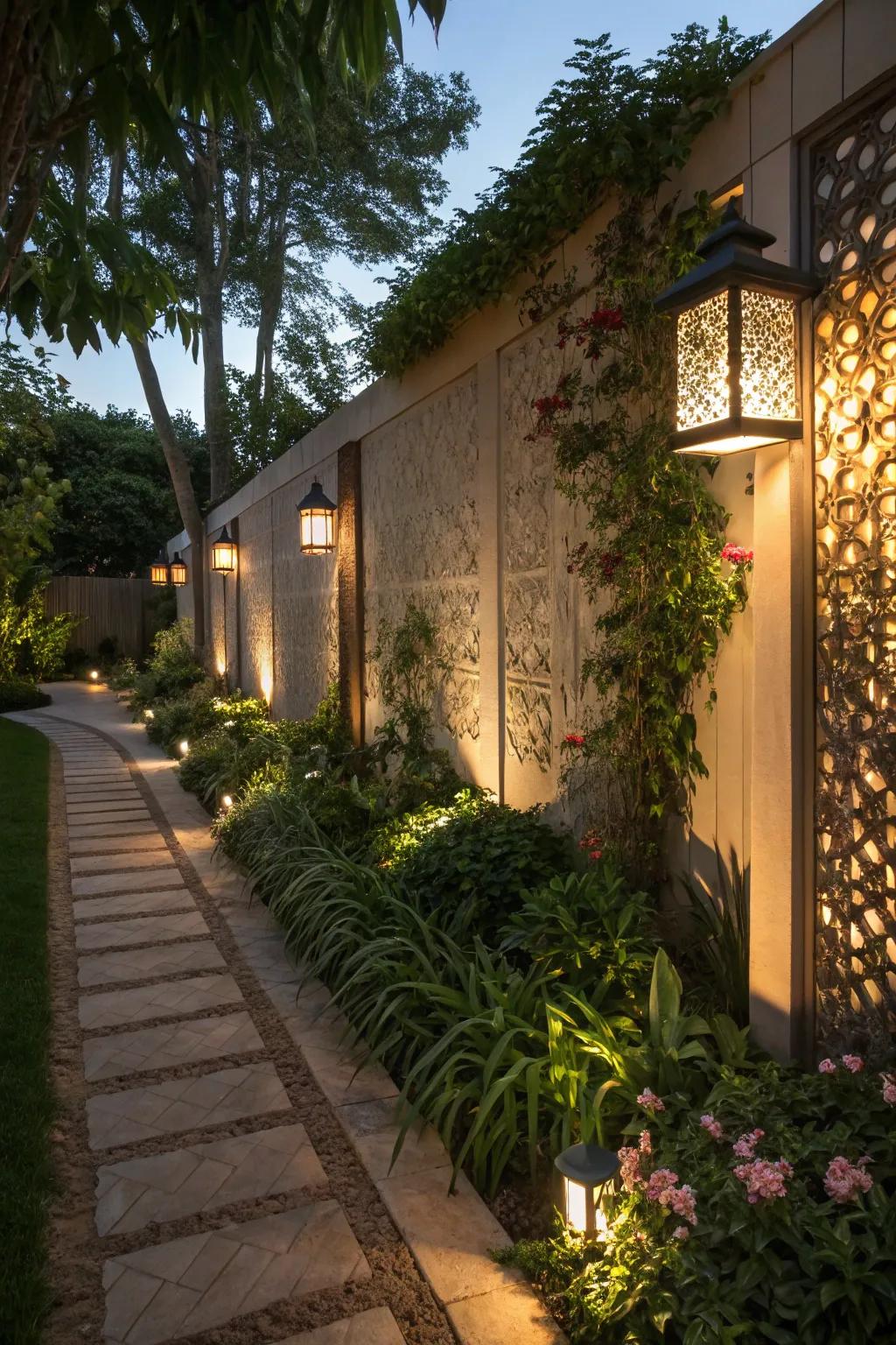 Make an art feel with shadow art lights.