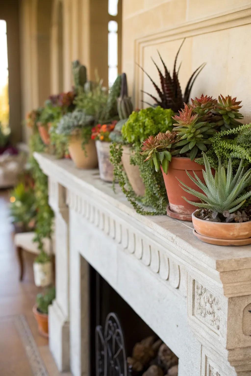 Invigorate your setting through inherent verdure.