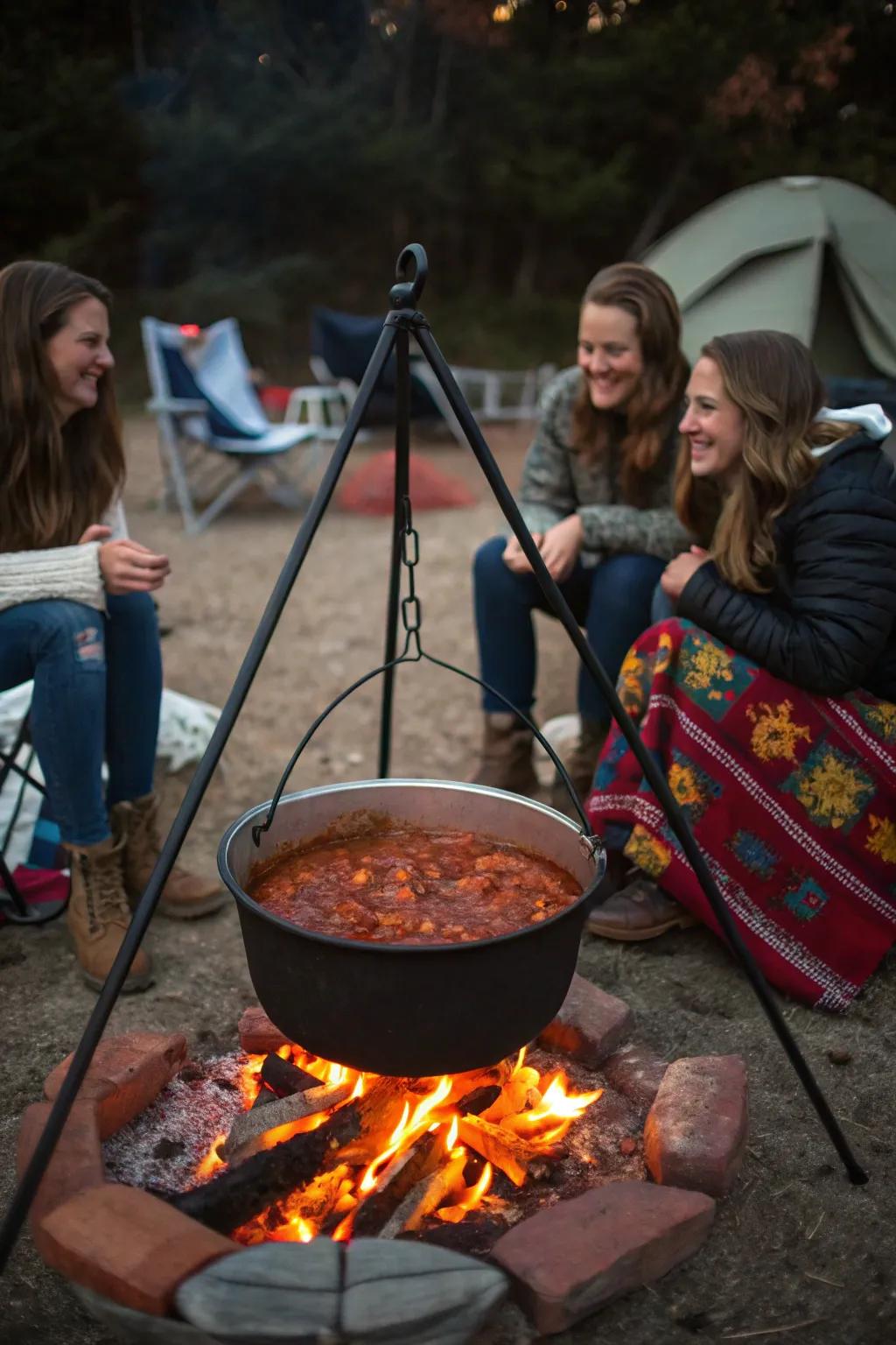 Stay warm with a filling chili cookout.