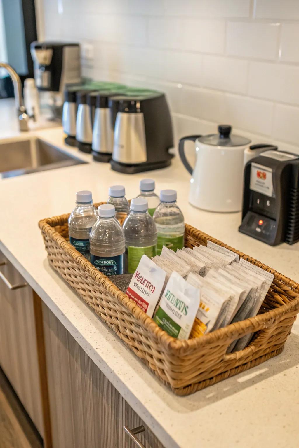 Refreshing drinks to keep your guests hydrated.