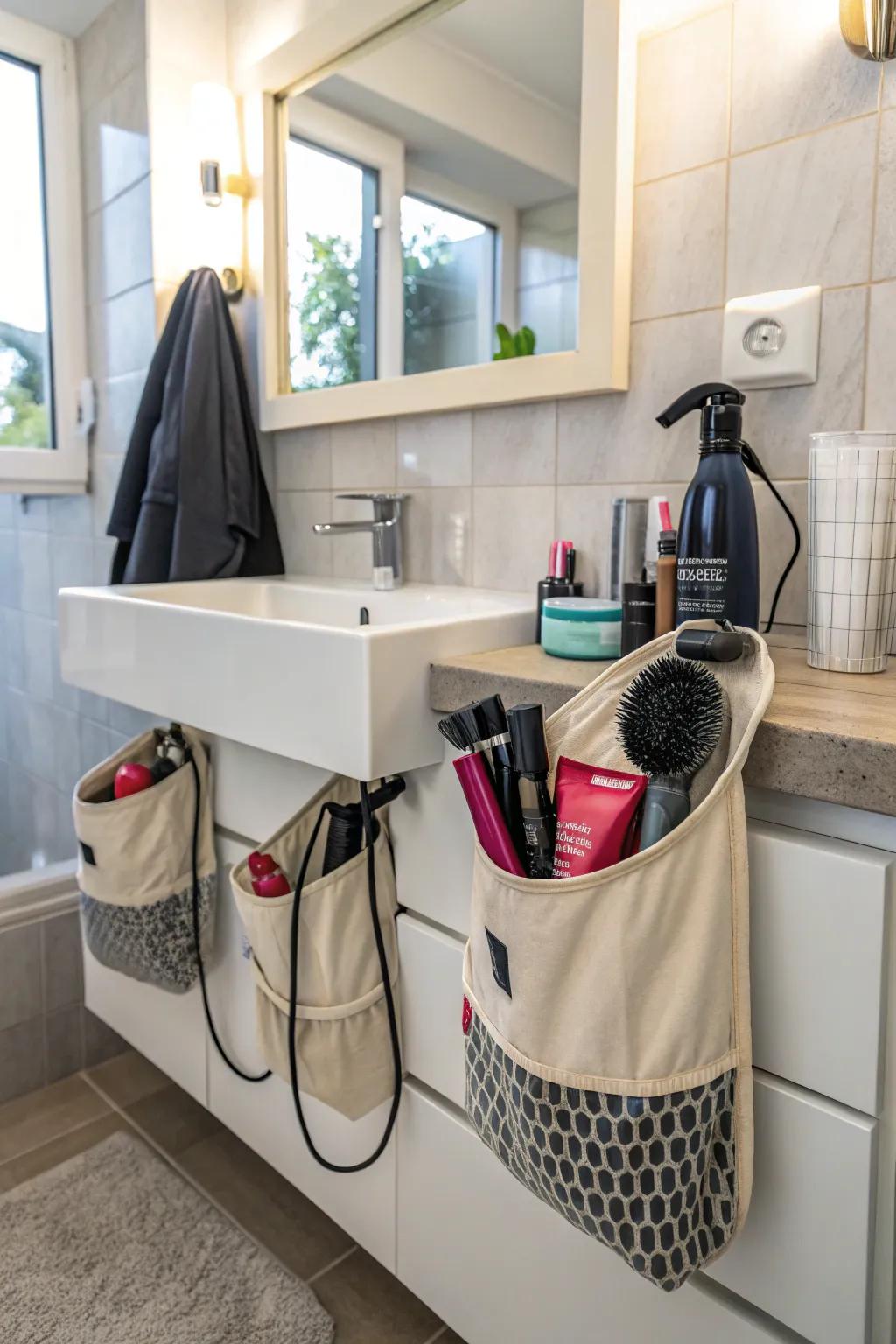 Functional heat-resistant bags facilitate secure and adaptable storage.