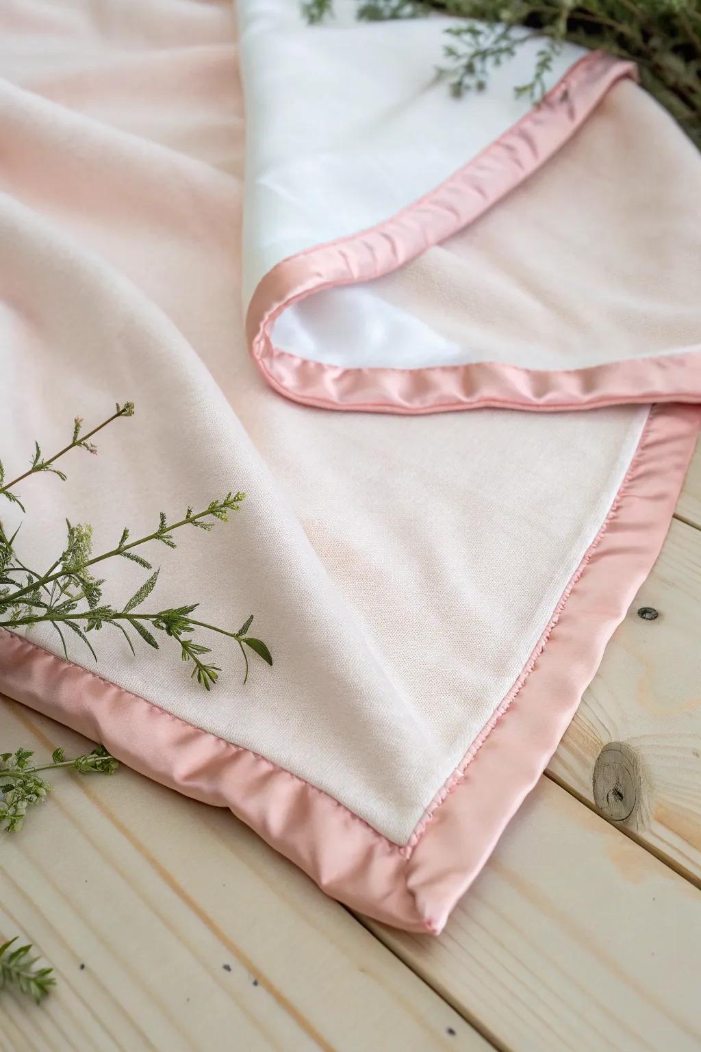 Elevate your baby's comfort with a touch of luxury - discover the charm of satin-edged blankets.