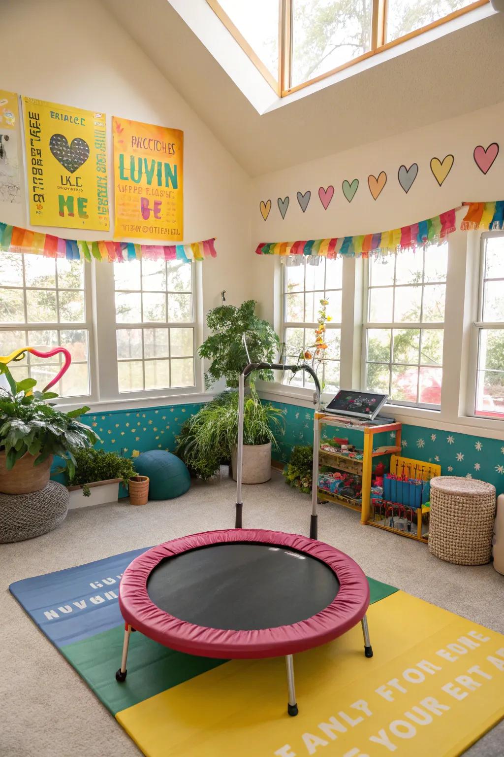 Mini trampoline: Jump your way to fitness.