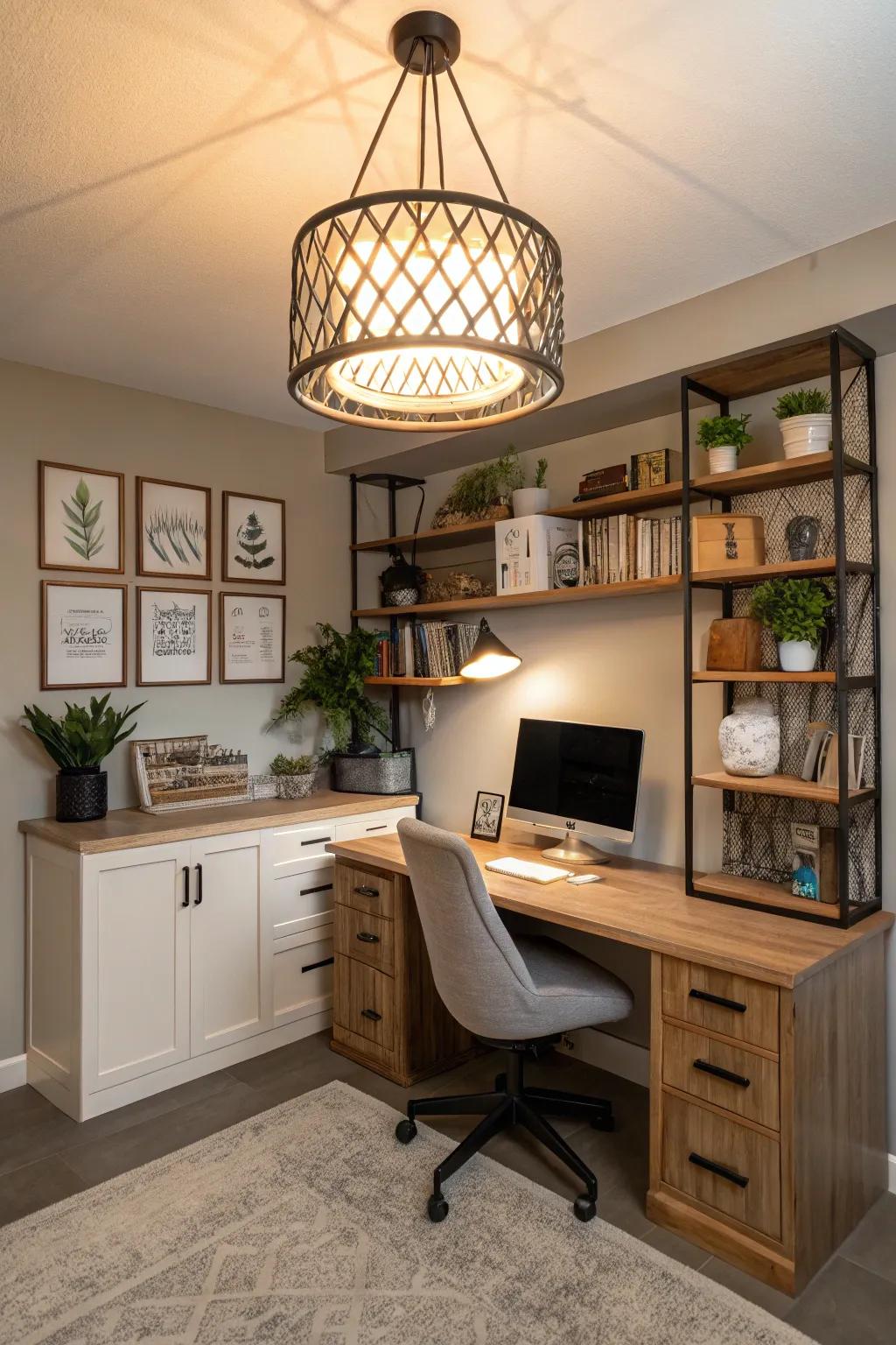 Achieve harmony by blending aesthetics and functionality in your lighting design.