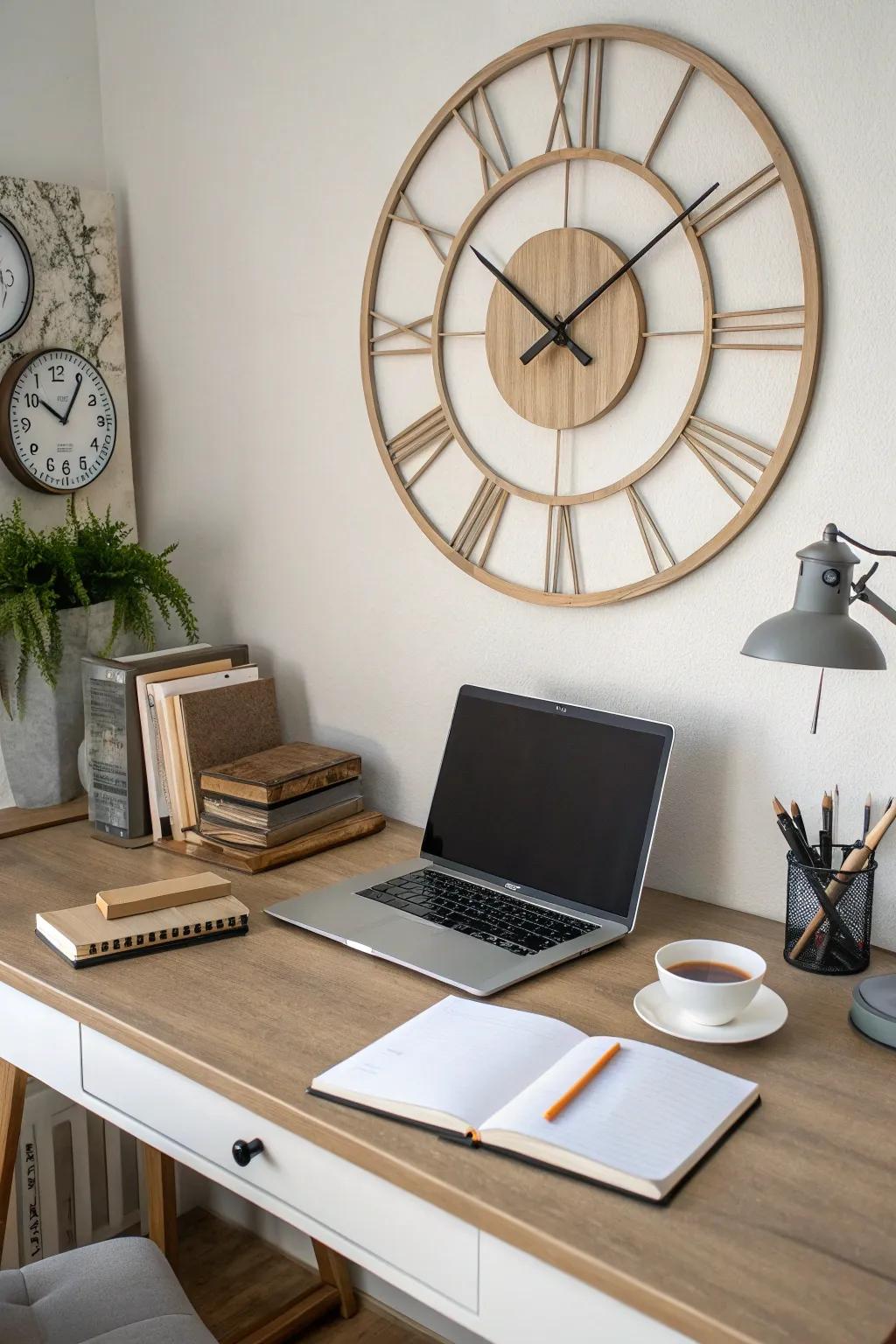 Functional decorations add visual appeal and utility.