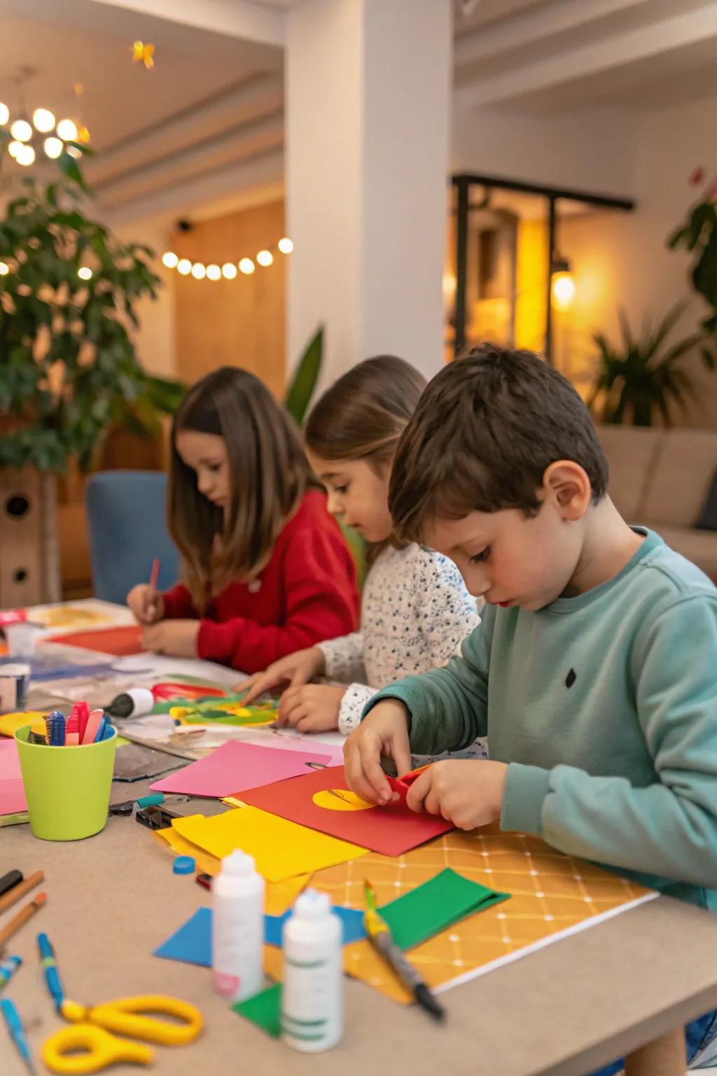 Encourage creativity with a range of crafts and supplies.