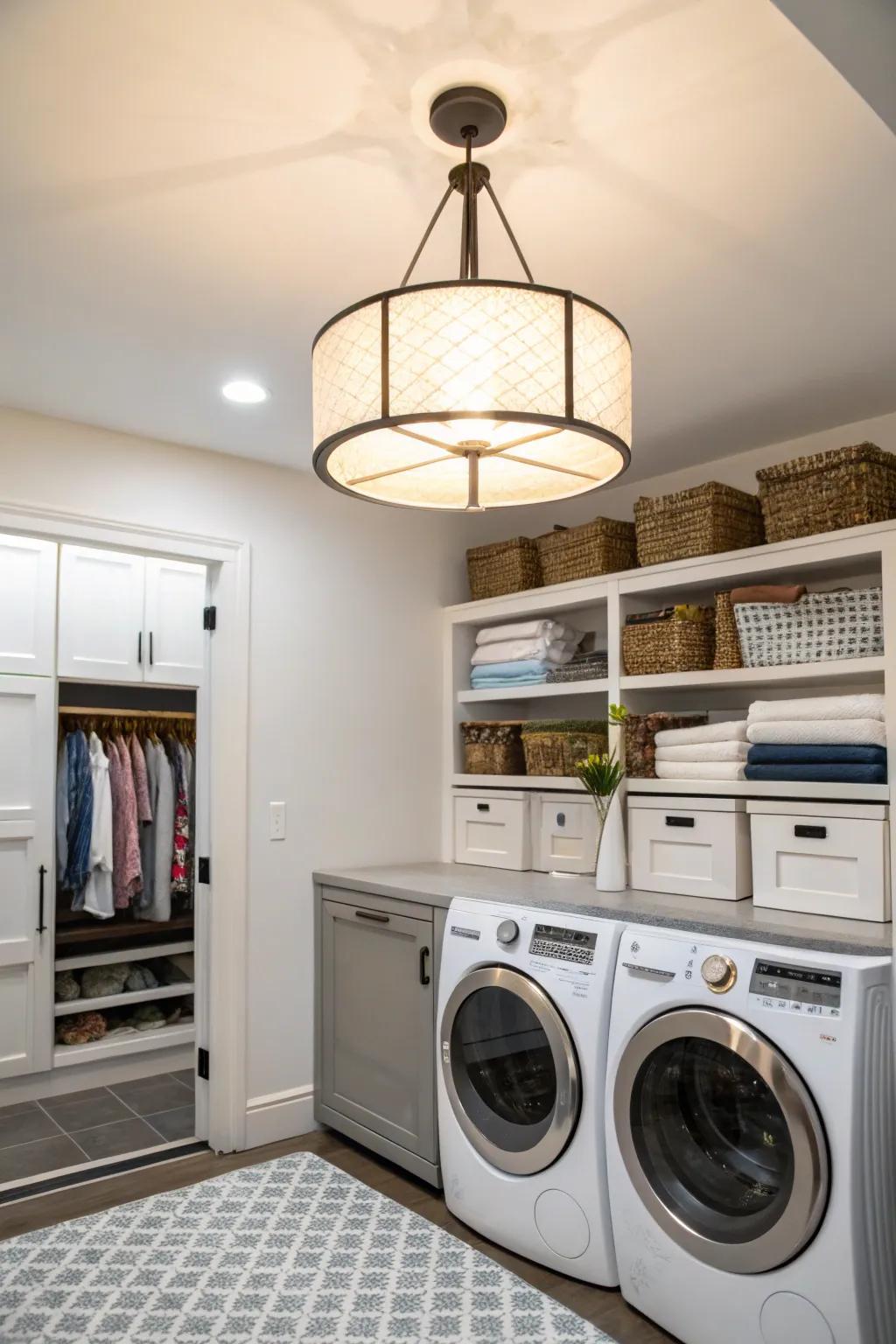 Semi-flush mount fixtures infuse style into rooms with low ceilings.