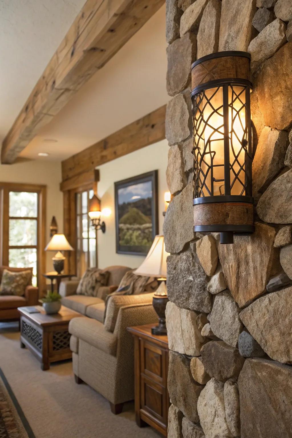 Natural pieces infuse warmth and calmness.