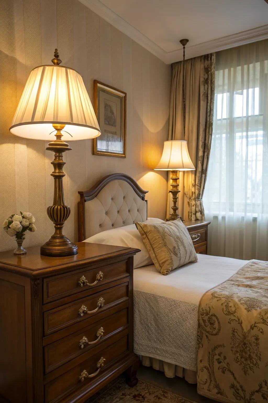 Table lamps bring classic use and warmth.