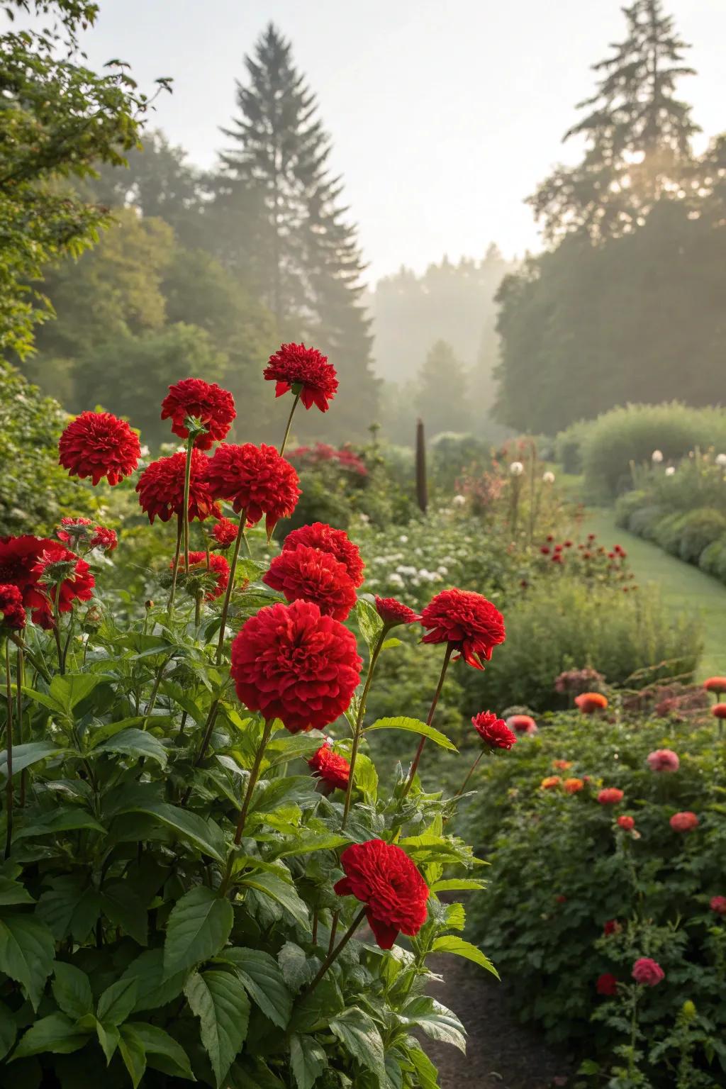 Clashing shades inject vibrancy into contemporary gardens.