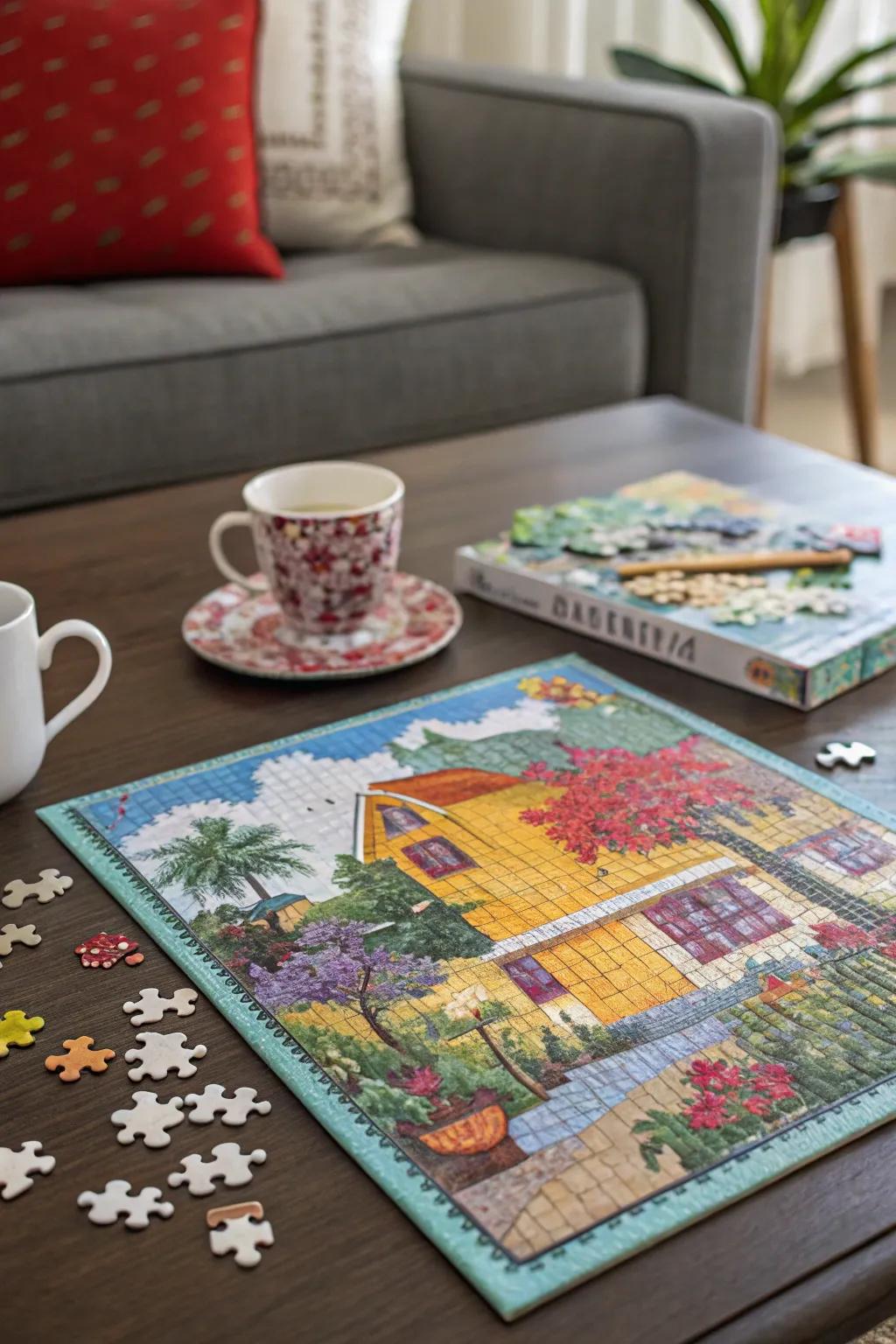 A jigsaw to unwind and enjoy.