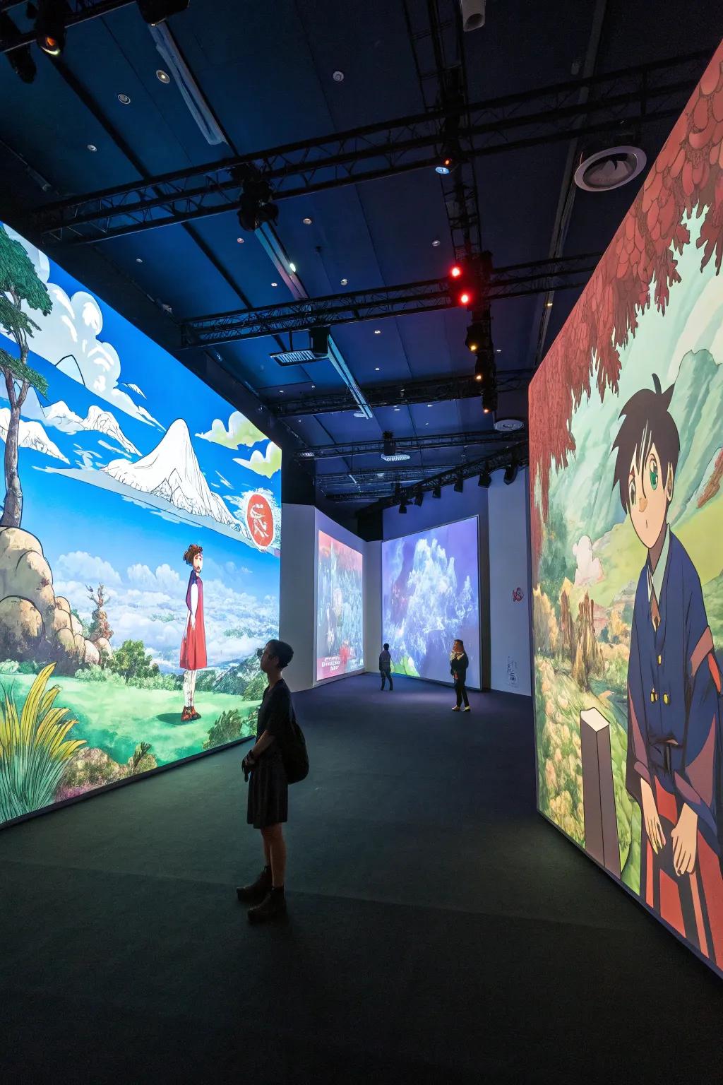 Visual projection methods introduce dynamic, ever-shifting art to your area.