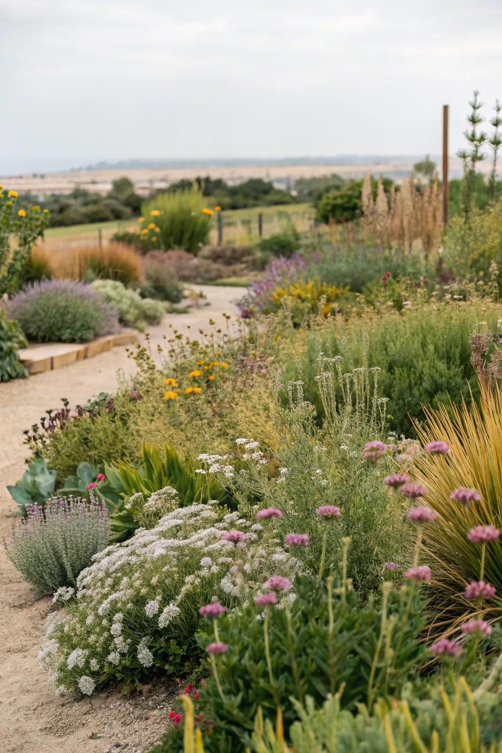 Sustainable flora selections enhance appeal with minimal upkeep.