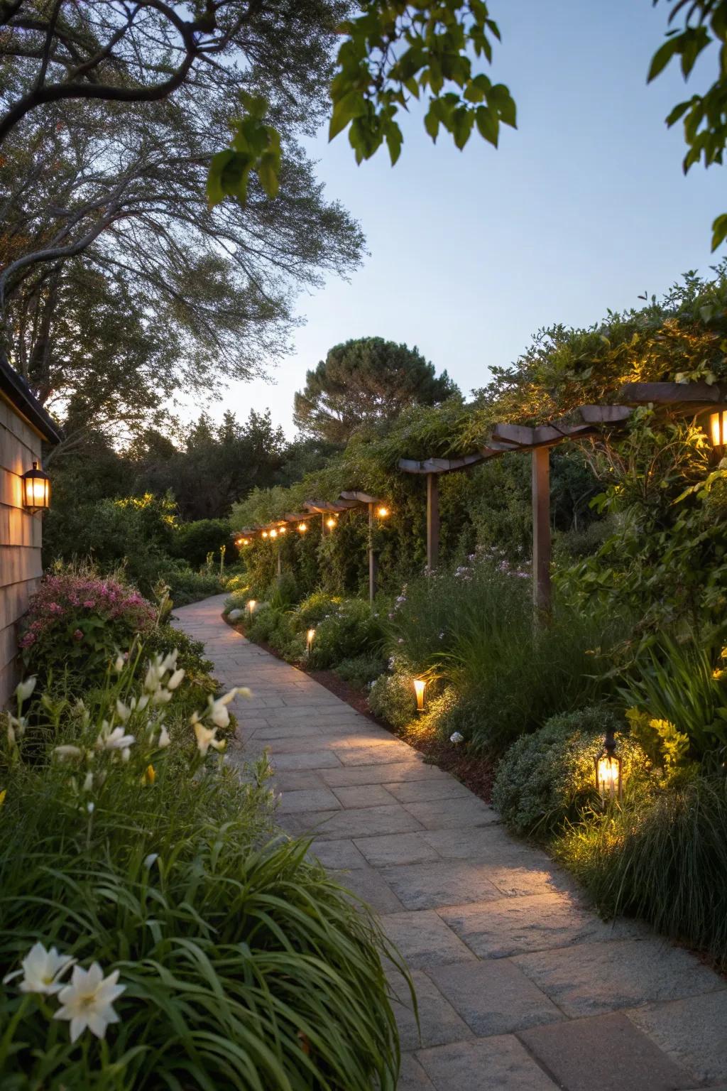 Attain understated elegance through covert lights.