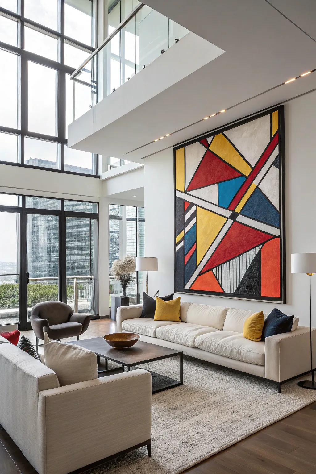 Organized artistry with a modern flair.