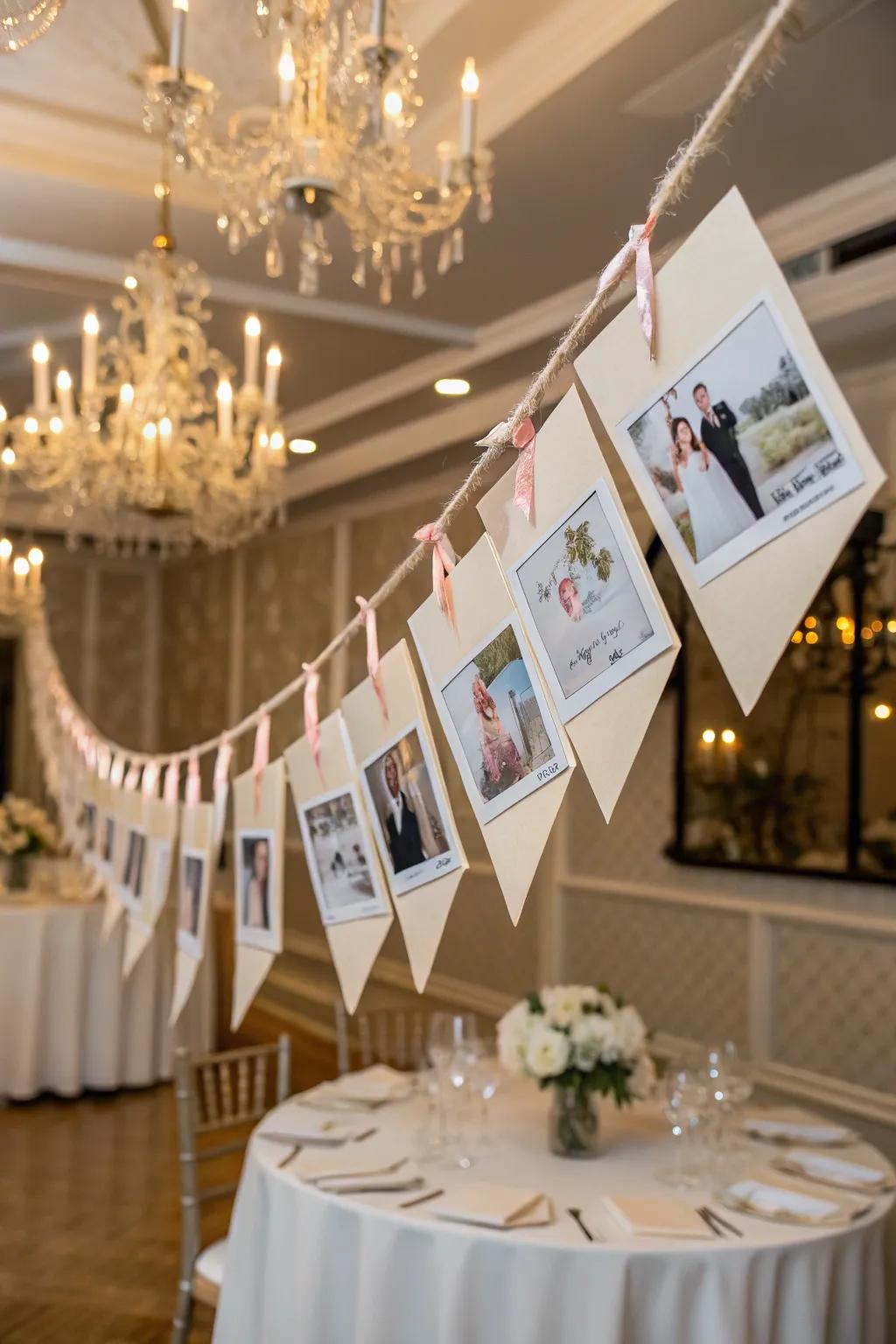 A surprise photo reveal banner with hidden photos.