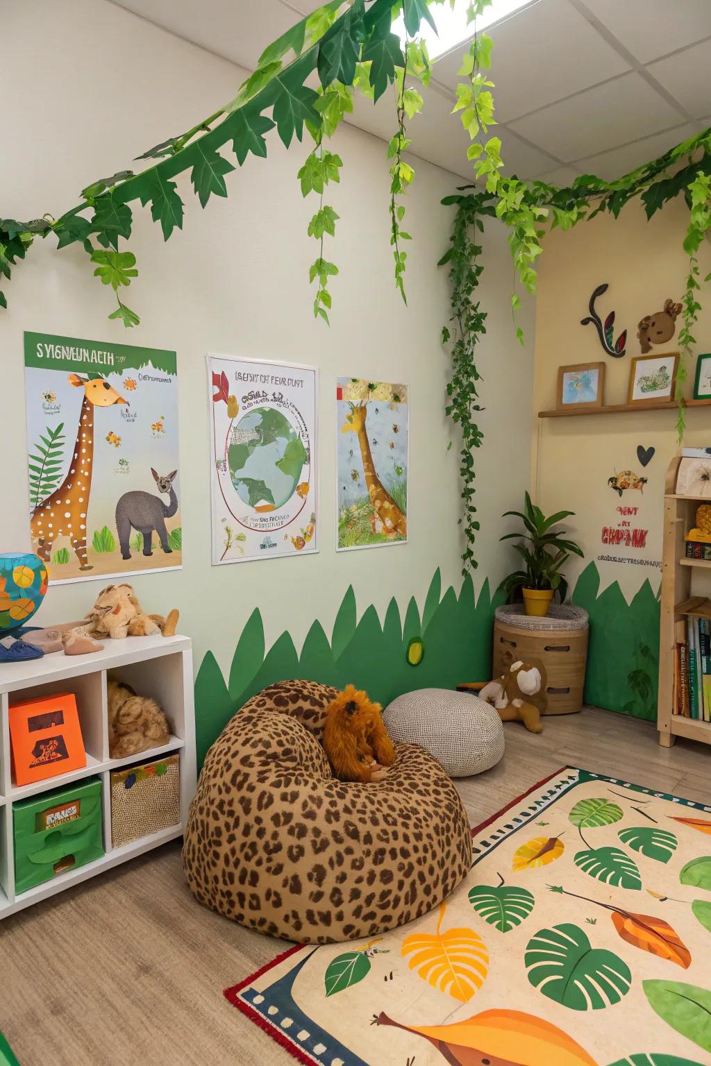 Themed decor transforms rooms into adventures.