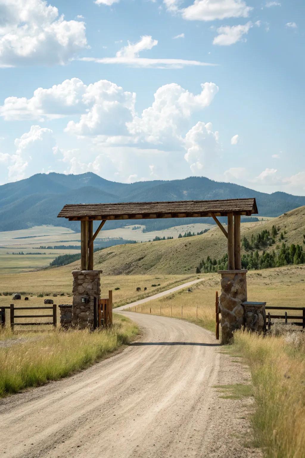 Expansive entryways for easy access.
