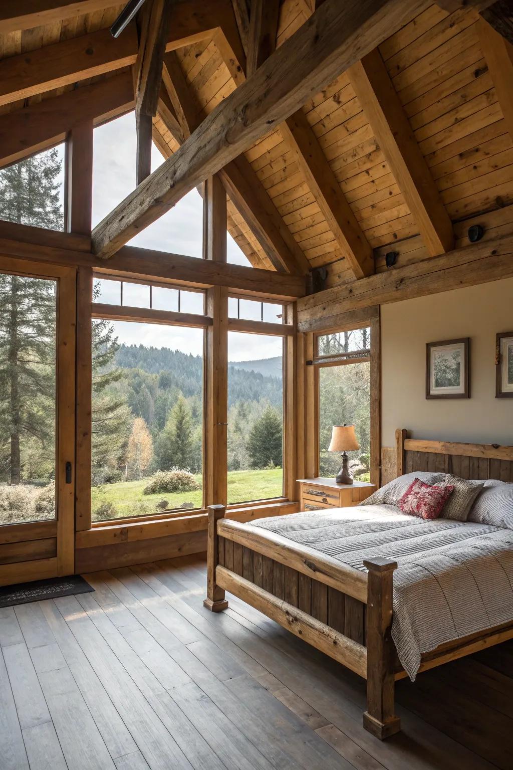 An open layout brings light and tranquility.