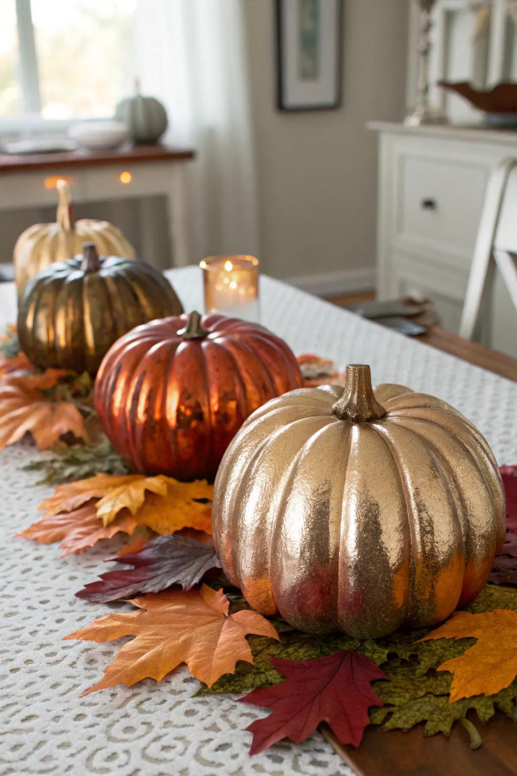 Gourd decor with a chic change.