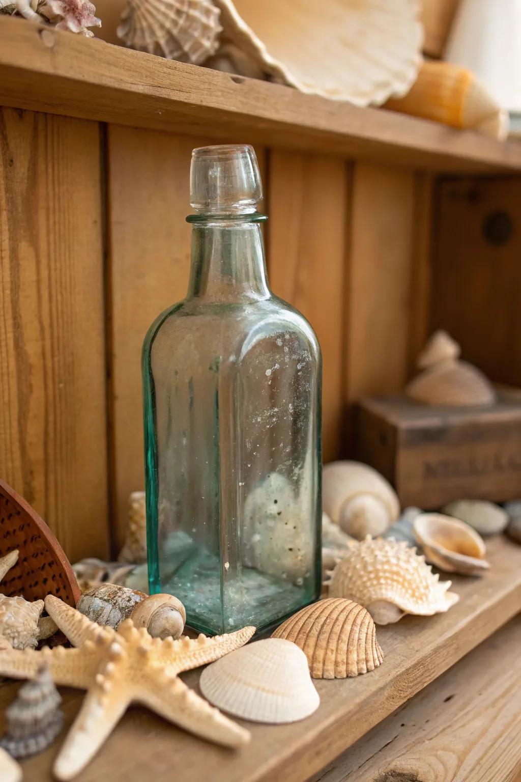 Historical elements and seashells merge for an exhibit brimming with antiquity and allure.